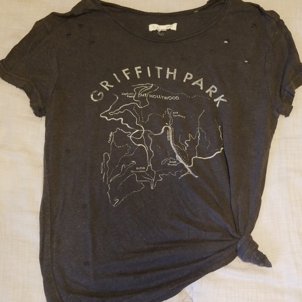 Distressed Griffith Park California t shirt